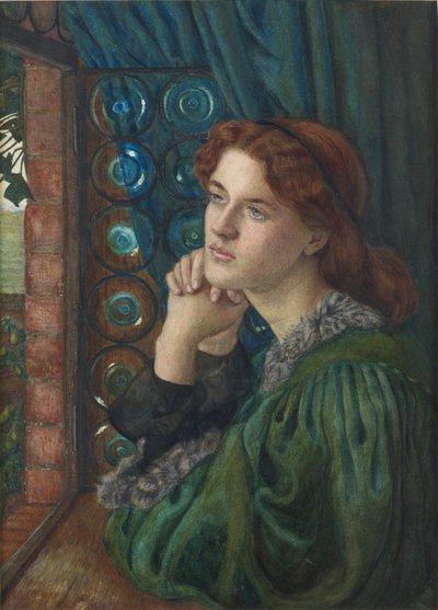 Mariana by Marie Spartali Stillman